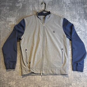 Men’s‎ Vuga Blue & Gray Full Zip Golf Jacket Windbreaker Size XL